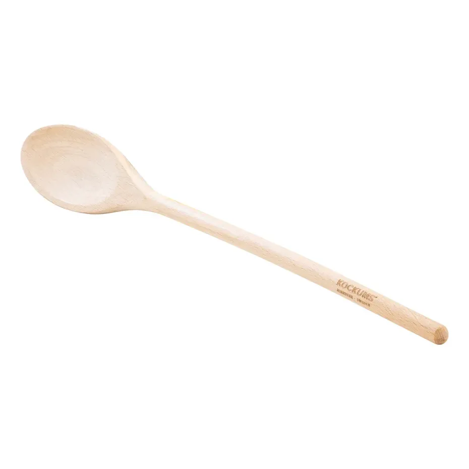 Cuchara de madera ovalada Kockums 30 cm, haya