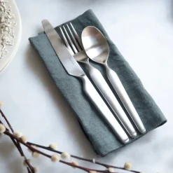 Cuchara de mesa Bergen mate, acero inoxidable