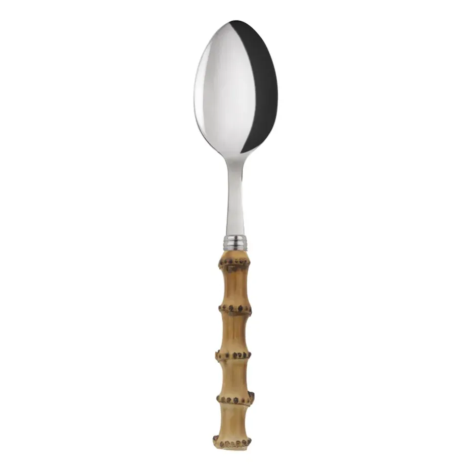 Cuchara de mesa Panda, acero inoxidable-bambú