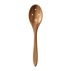 Cuchara de olivas Raw teak 18 cm, Marrón
