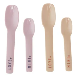 Cuchara Design Letters favorit mini 4 piezas, Lavender