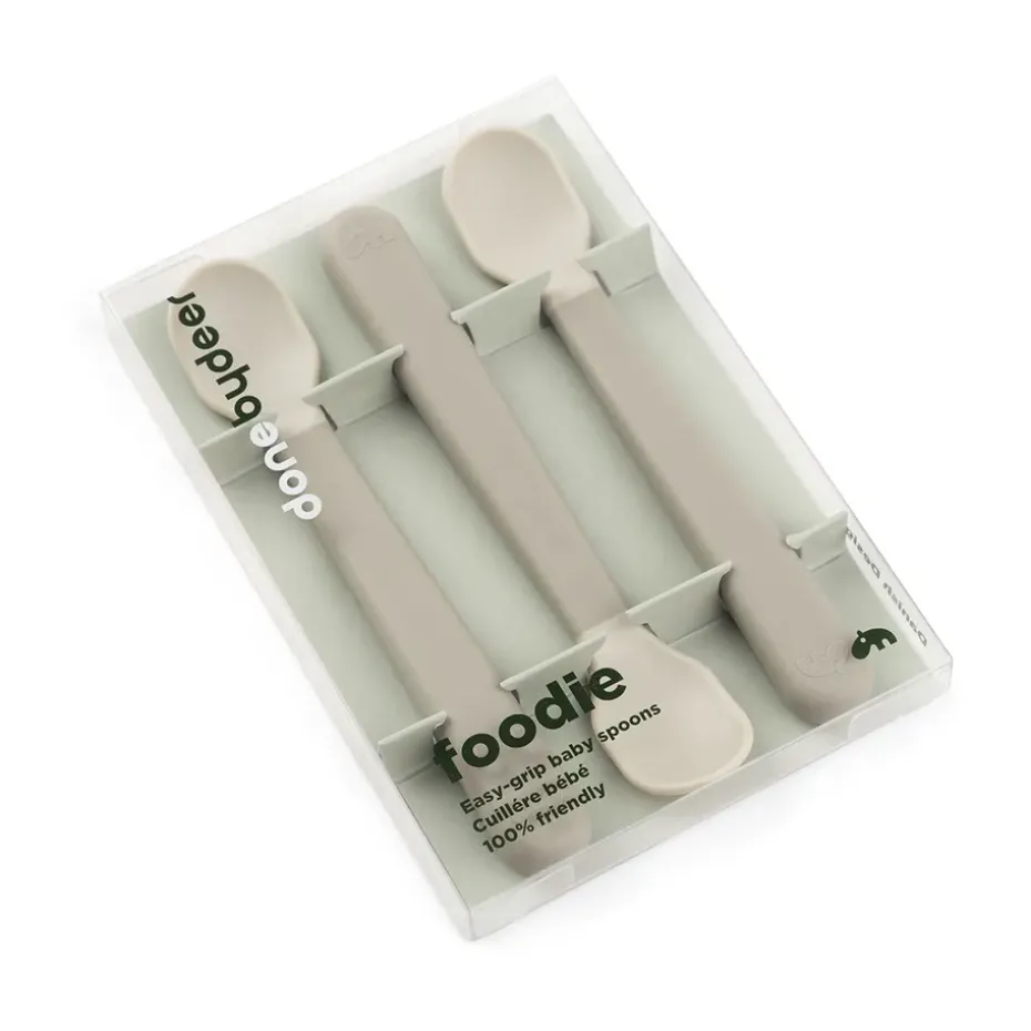 Cucharas foodie Easy-grip, 3-pack, Sand