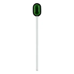 Cucharilla de latte Muurla vidrio 15,5 cm, Green-clear