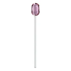 Cucharilla de latte Muurla vidrio 15,5 cm, Pink-clear