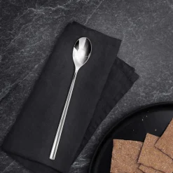 Cucharilla de té alargada Blockley brillante, acero inoxidable