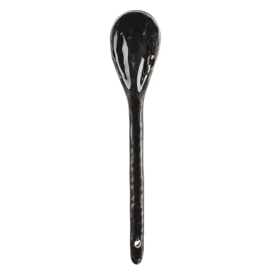 Cucharilla de té Nordic Coal, 16 cm