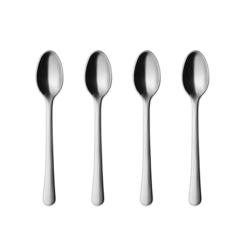 Cucharillas de té y café Copenhagen mate, set de 4