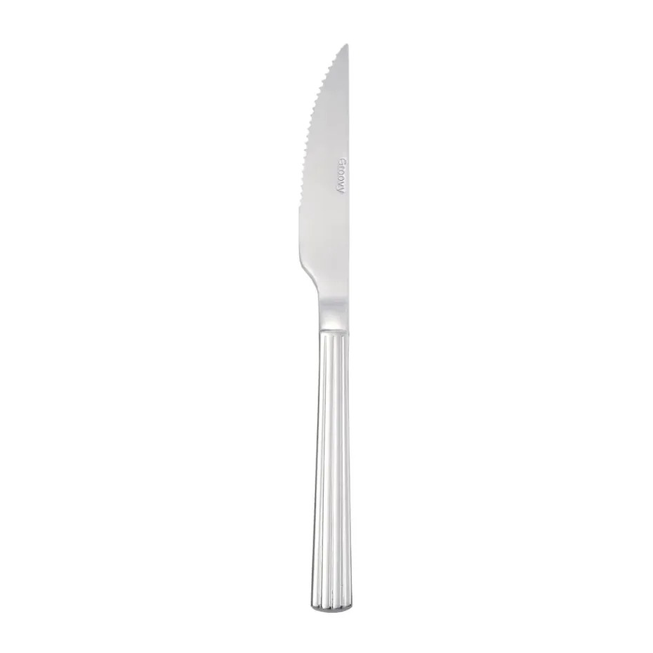 Cuchillo de carne Groovy, Acero inoxidable