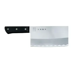 Cuchillo de chef chino Satake Chopper 30,5 cm, Negro