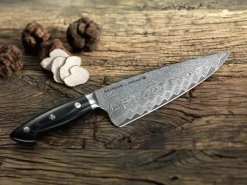 Cuchillo de cortar Zwilling Kramer euro stainless 23 cm, Acero damasco-negro