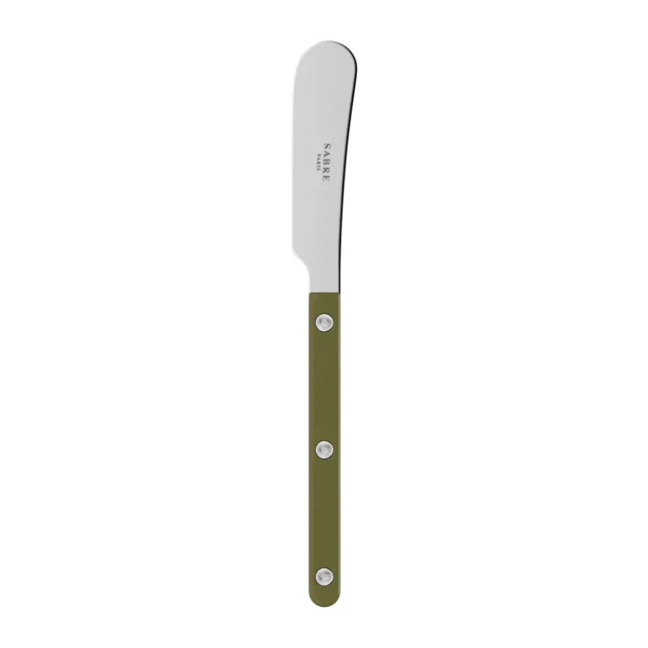 Cuchillo de mantequilla Bistrot solid 14 cm, Helecho verde