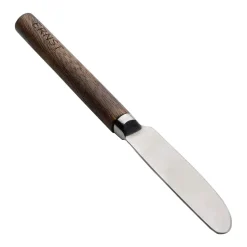 Cuchillo de mantequilla Ernst con mango de madera, Marrón oscuro