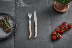 Cuchillo de parrilla Laguiole By Hâws, pack de 6, Roble