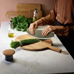 Cuchillo de pizza / hierbas Green Tool, verde