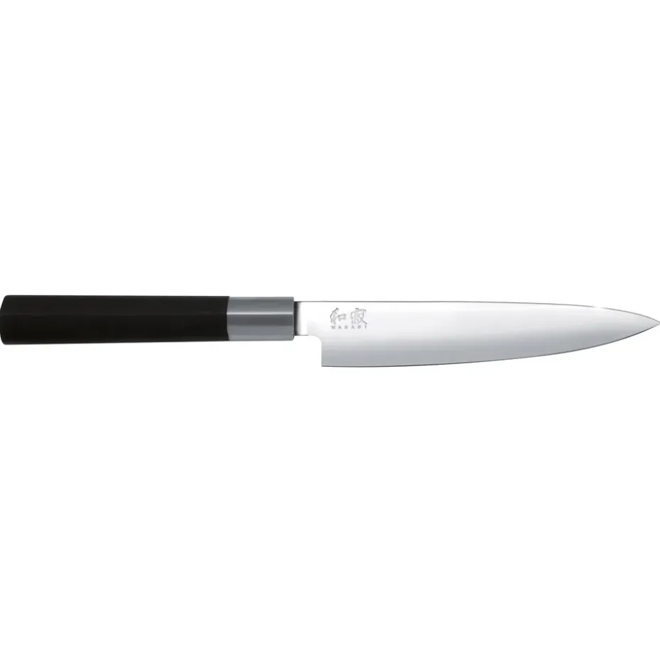 Cuchillo de uso general Kai Wasabi Black, 15 cm