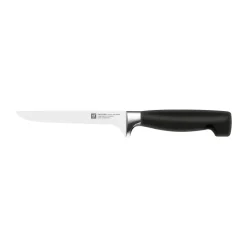 Cuchillo deshuesador Zwilling Four Star 14 cm, Negro-acero inoxidable