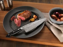Cuchillo multiusos Zwilling Kramer euro stainelss 13 cm, Acero damasco-negro
