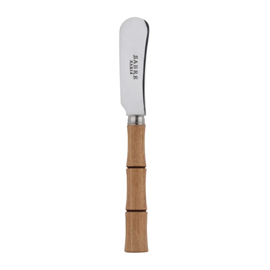 Cuchillo para mantequilla Bamboo shape 14 cm, Madera clara laminada