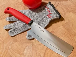 Cuchillo para niños y guante resistente a cortes Satake Kids, 2 piezas