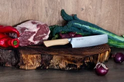Cuchillo para verduras Satake Kaizen Nakiri, 16 cm