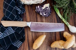Cuchillo para verduras Satake Kaizen Nakiri, 16 cm