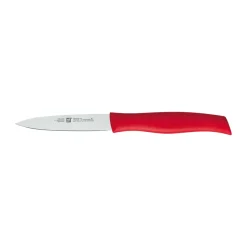 Cuchillo para verduras Zwilling Twin grip 9 cm, Rojo-acero inoxidable