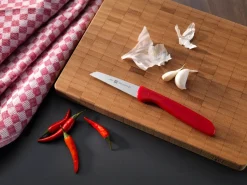 Cuchillo para verduras Zwilling Twin grip 7 cm, Rojo-acero inoxidable