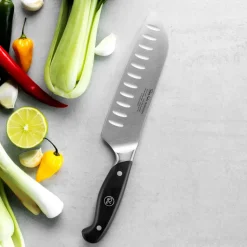 Cuchillo santoku Robert Welch professional 17 cm, Acero inoxidable