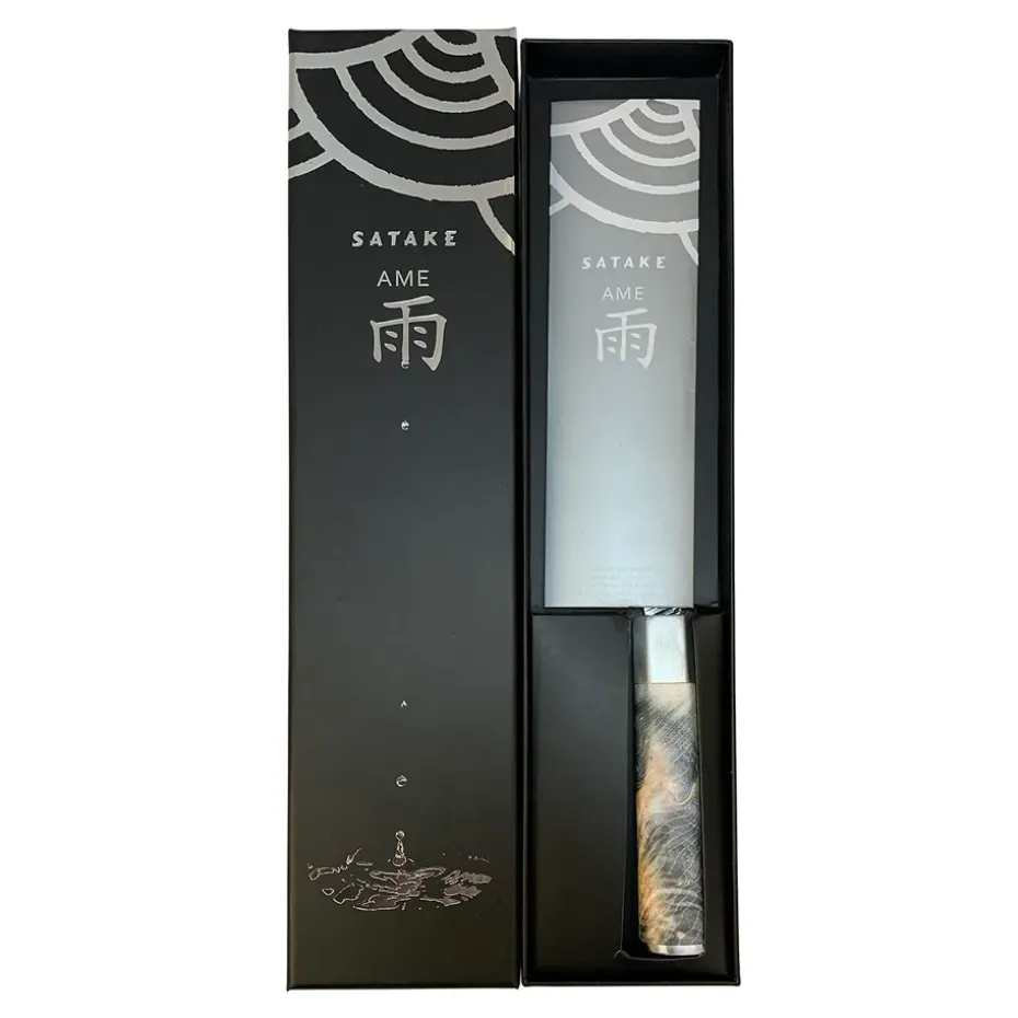 Cuchillo santoku Satake Ame, 18 cm
