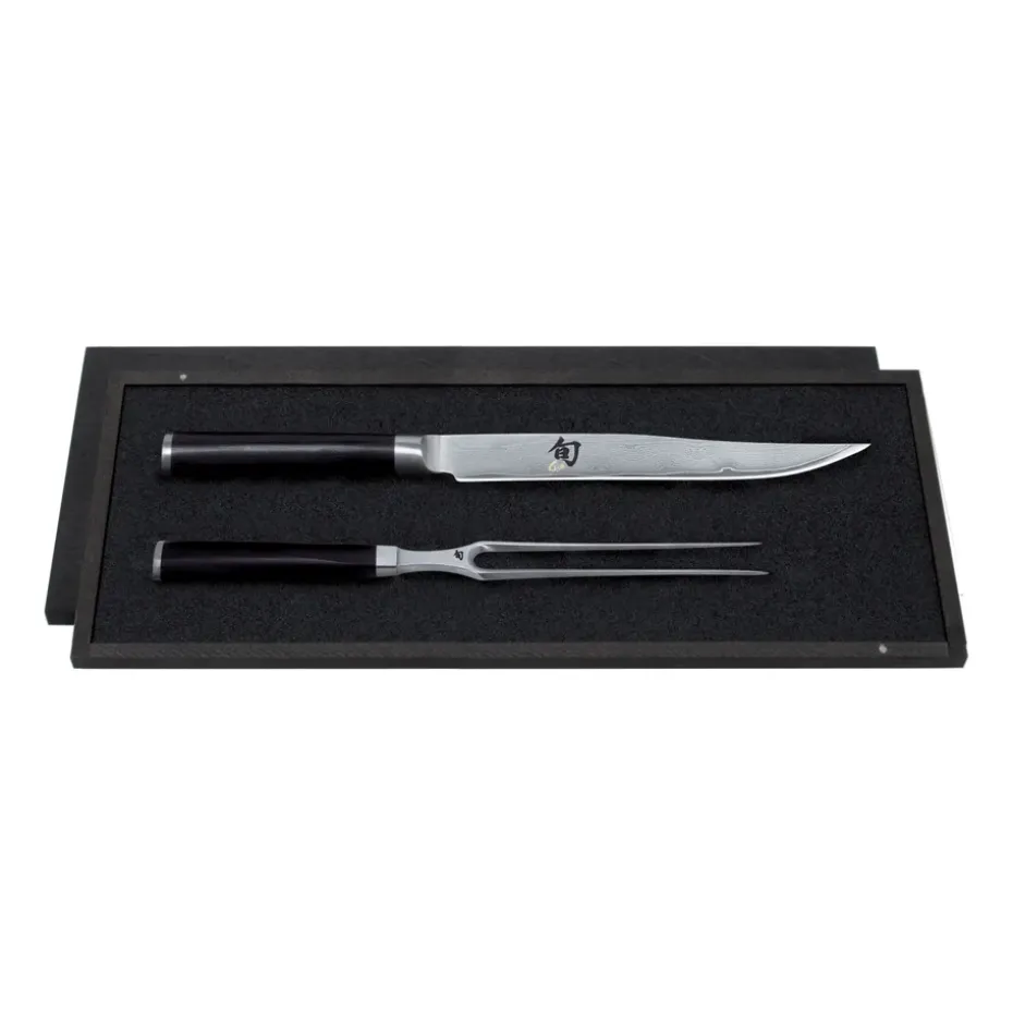 Cuchillo y tenedor para trinchar Kai Shun Classic, Acero inoxidable
