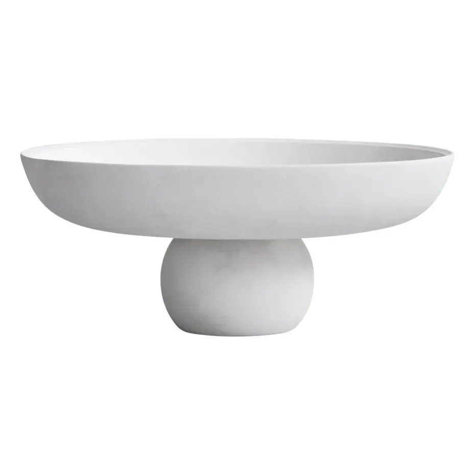 Cuenco Baburu Ø43 cm, Bone White