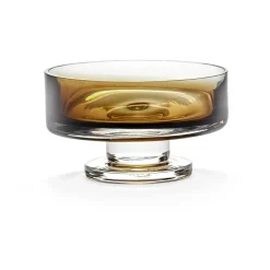 Cuenco bajo Zuma con base M Ø13,6 cm, Amber