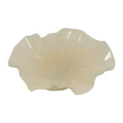 Cuenco Loa con base 22 cm, Vainilla