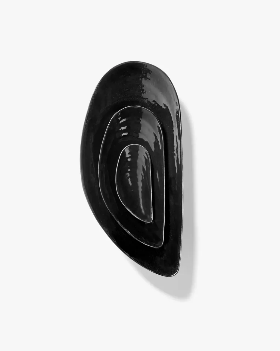 Cuenco M Les Objets Mouleversants Marcel 14x30,5 cm, Black