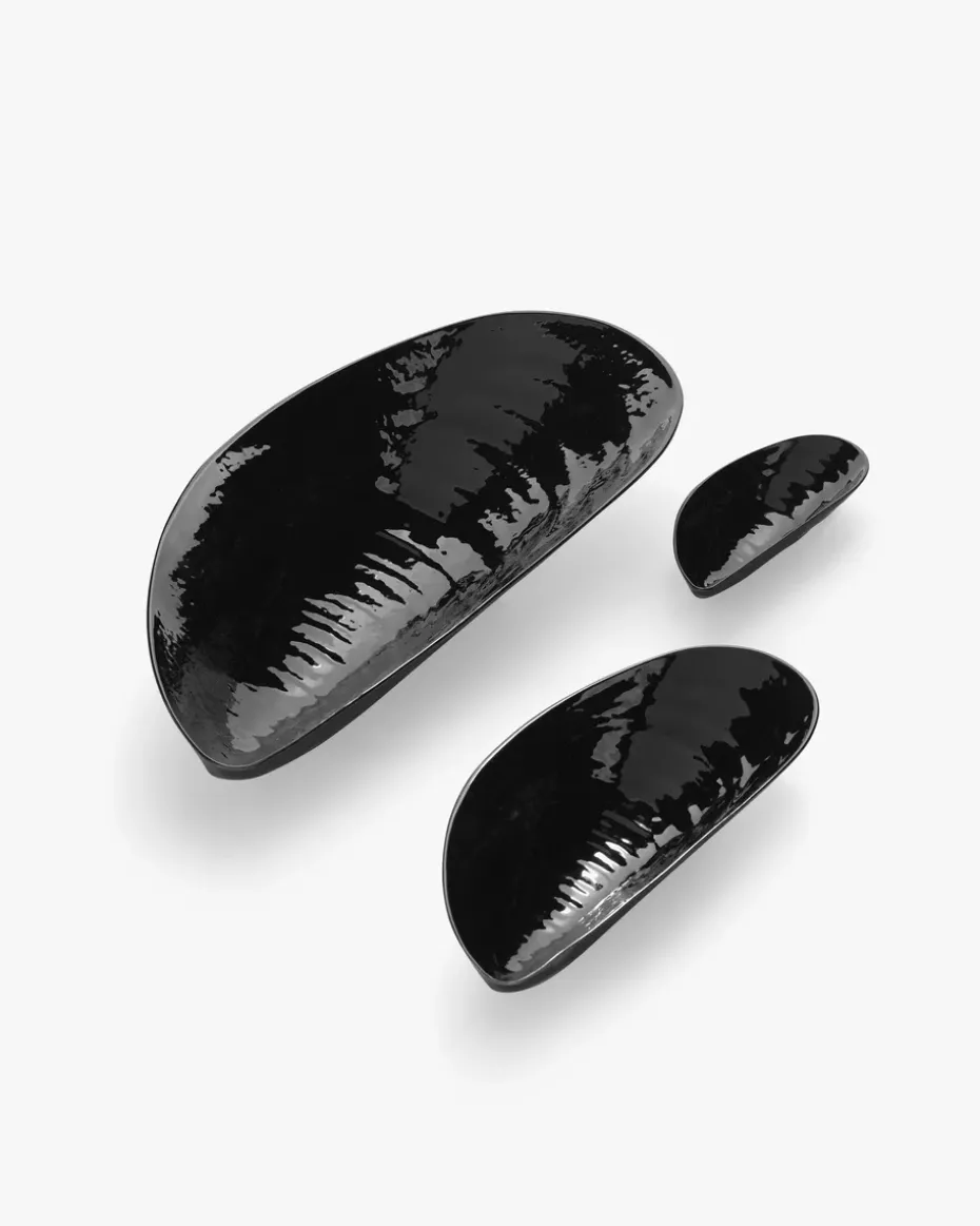 Cuenco M Les Objets Mouleversants Marcel 14x30,5 cm, Black