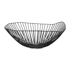 Cuenco para fruta Cesira 39 cm, negro