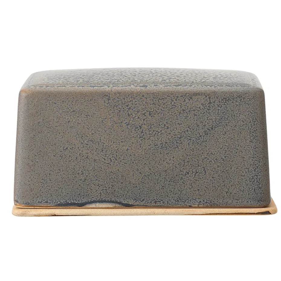 Cuenco para mantequilla Kendra gres, gris