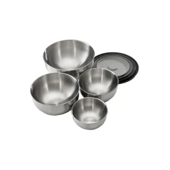 Cuencos Nest prep & store 8 piezas, Acero