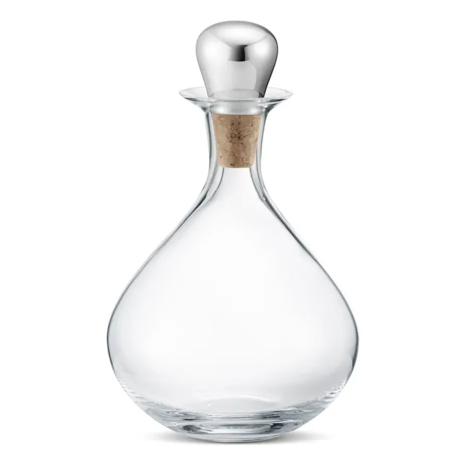 Decantador de vino con tapón Sky 145 cl, acero inoxidable