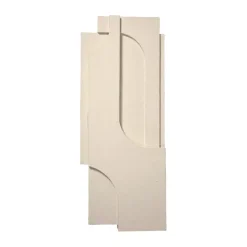 Decoración de pared Serif Relief L, Off white