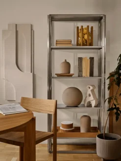 Decoración de pared Serif Relief L, Off white