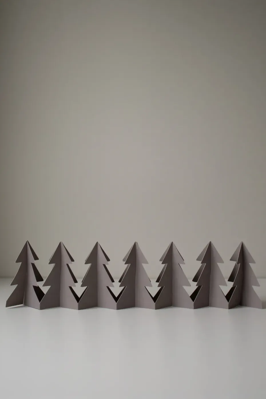 Decoración Tree in a row 60 cm, Topo