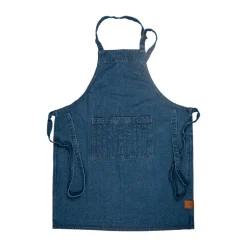 Delantal Aron denim 70x90 cm, Azul