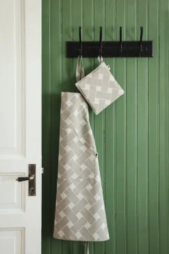 Delantal Korg XL, Natur-taupe