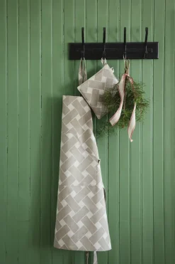 Delantal Korg XL, Natur-taupe