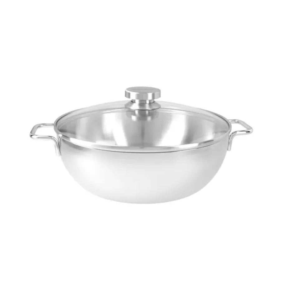 Demeyere Apollo 7 sartén para servir de acero inoxidable, 4,8 L