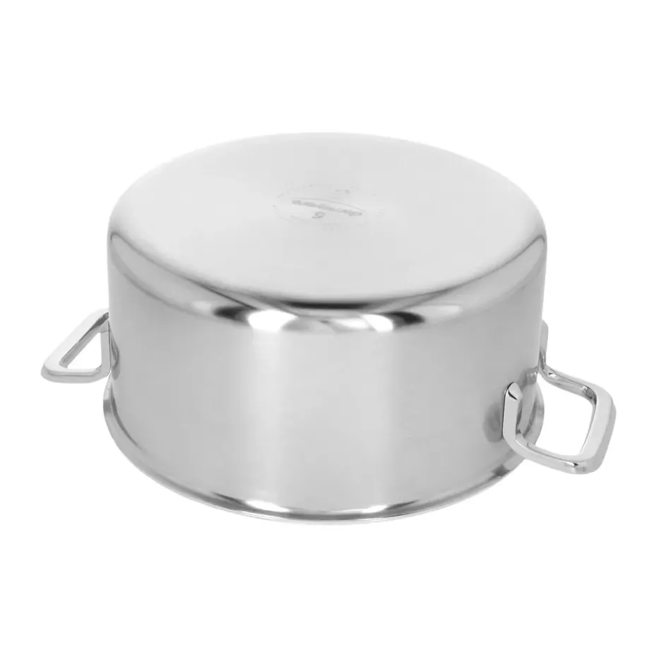 Demeyere 5-Plus olla baja de acero inoxidable, 5,2 L