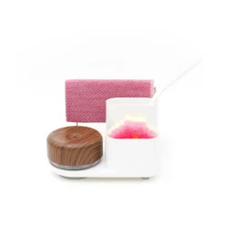 Dispensador de jabón con almacenamiento Do-Dish Caddy PLUS, Madera oscura