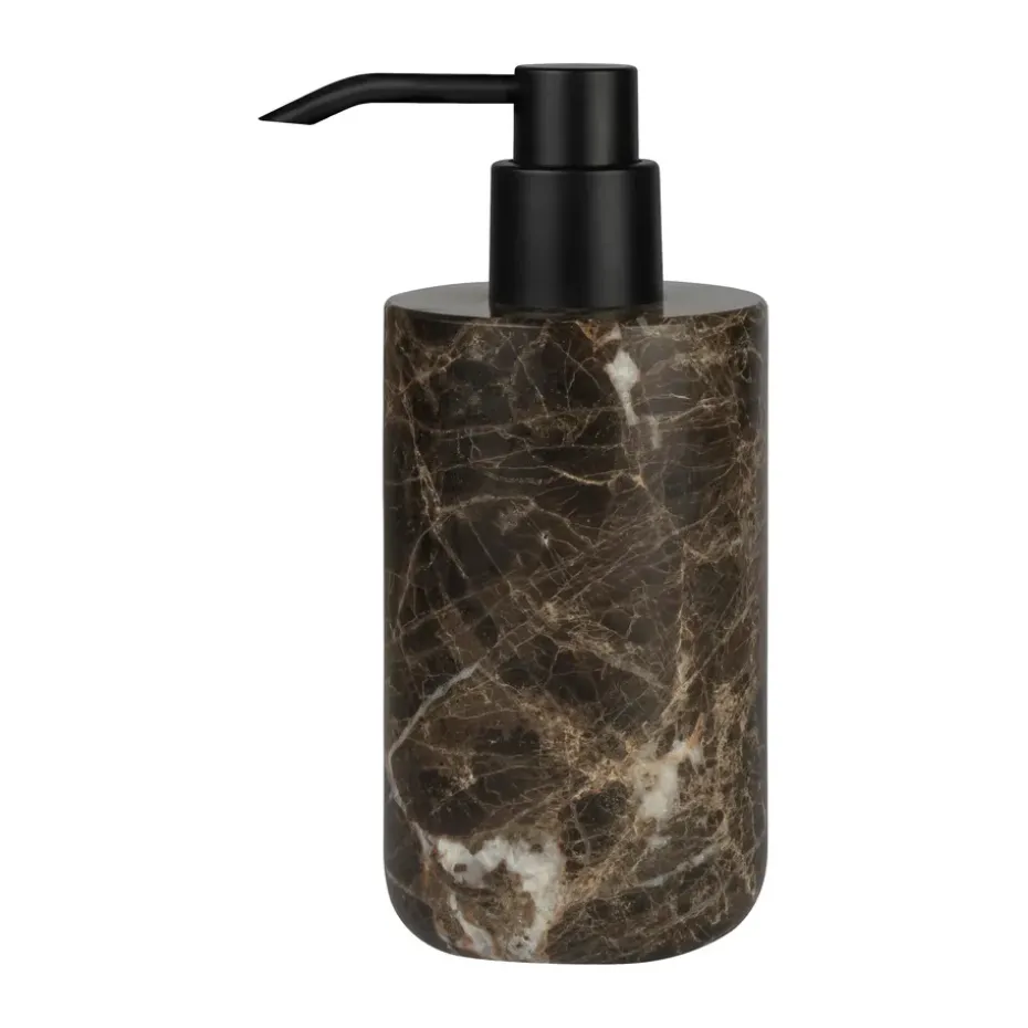 Dispensador de jabón Marble 17,5 cm, Marrón