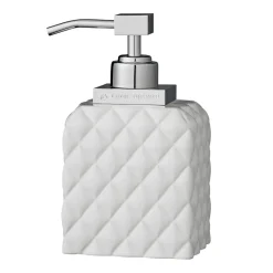 Dispensador de jabón Portia, blanco-plata
